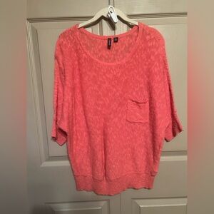 Relativity Coral Blouse with Pocket
